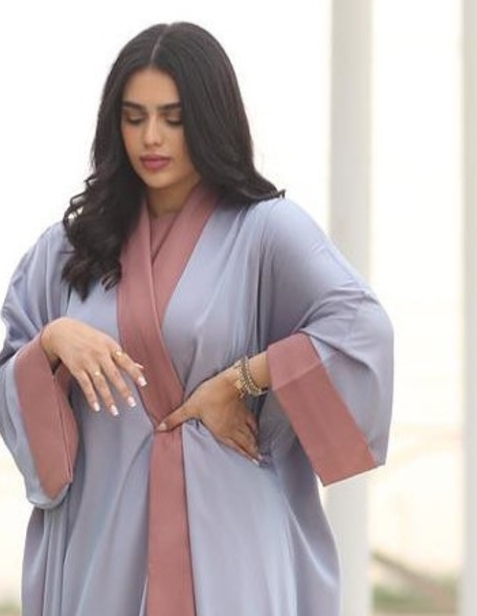 Two Piece Chinese Abaya Beautiful Summer Colors with Sleeveless Dress